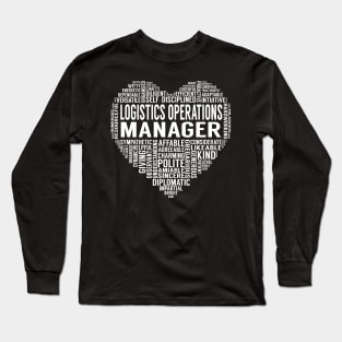 Logistics Operations Manager Heart Long Sleeve T-Shirt